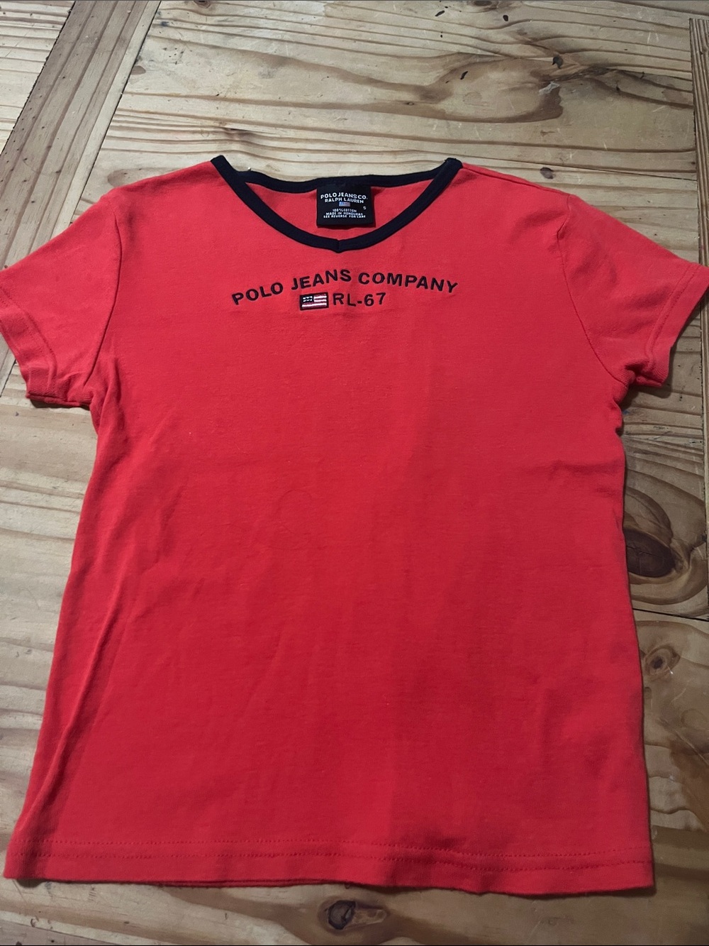 Polo Ralph Lauren Vintage Y2K beautiful red!!